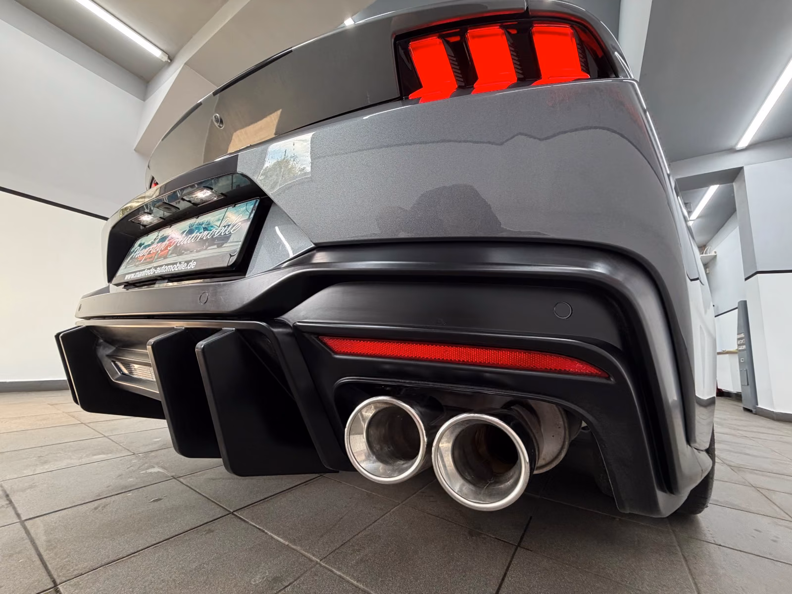 Ford Mustang Eco 2.3 Carbonized Grey/Duplex AGA/Perfo, миниатюра 11