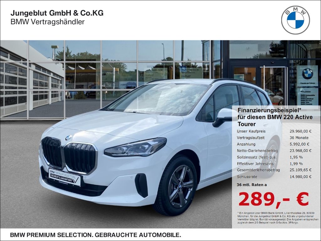 BMW 220 Active Tourer i AHK/Sitzhg./DAB/Adapt.LED-Sc