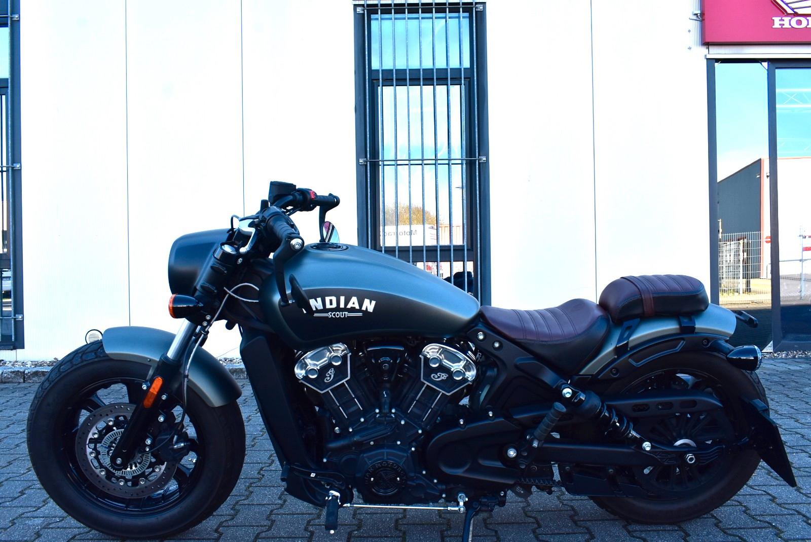 Indian Scout Bobber Beifahrerpaket Garantie Kennzeichen