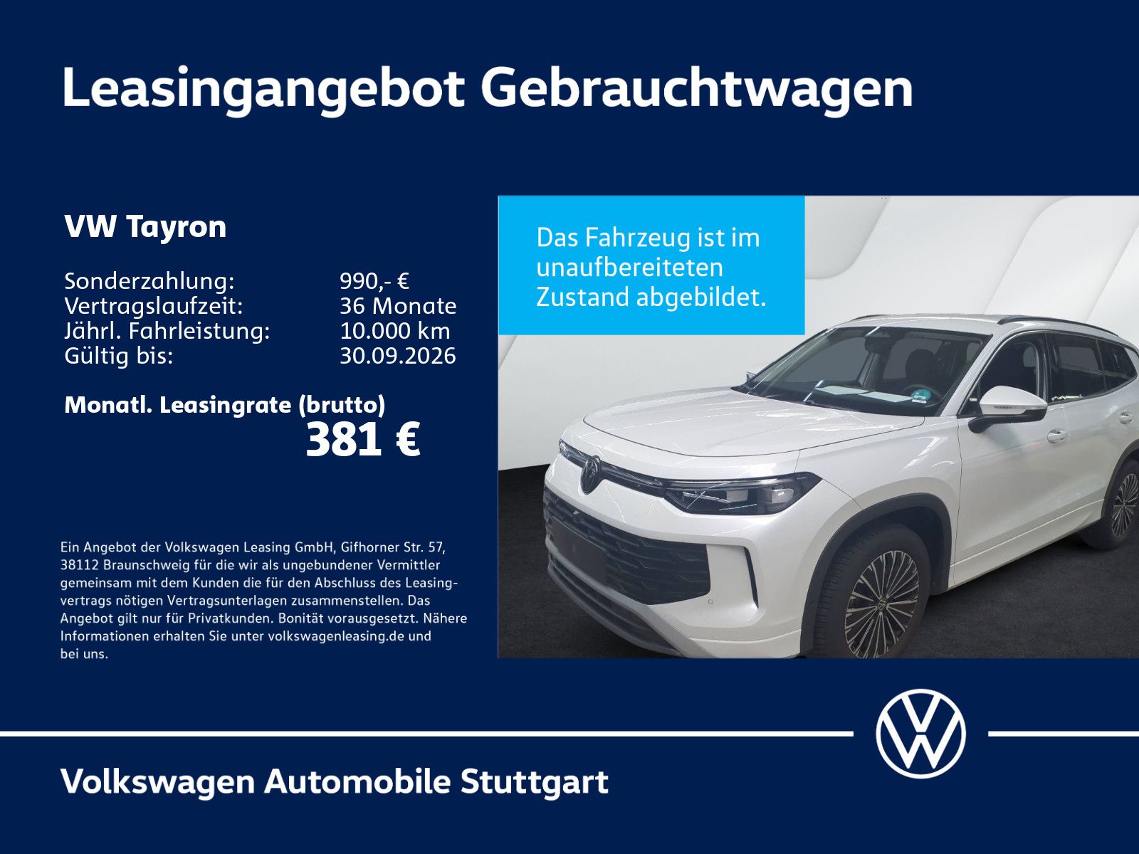 Volkswagen Tayron Life 1.5 eTSI 110 kW foto 1