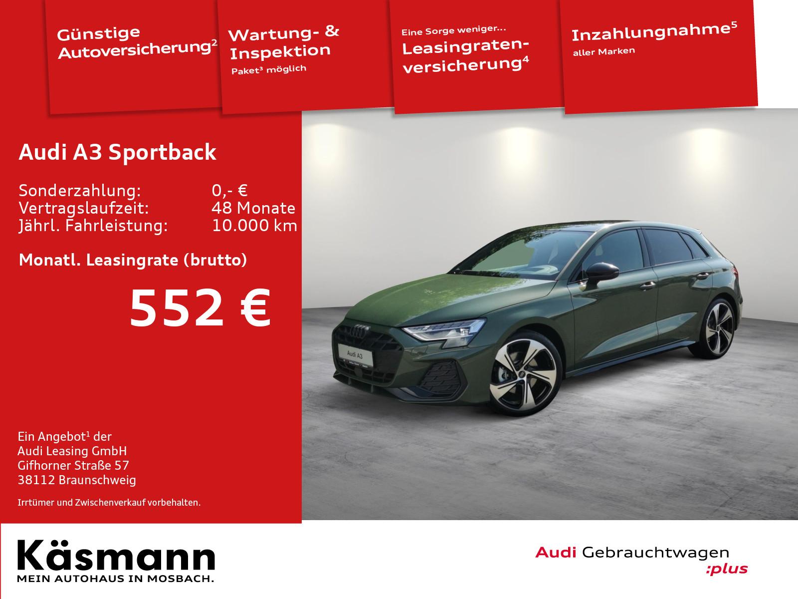 Audi A3 Sportback S line 35 TFSI MATRIX PANO KAM