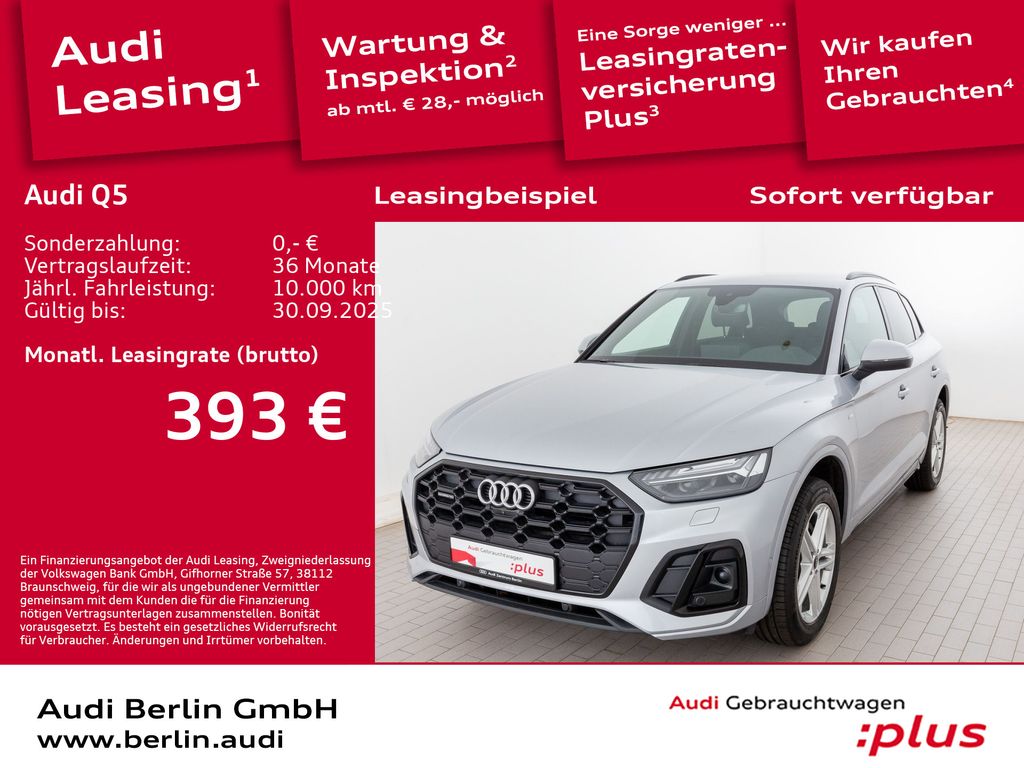 Audi Q5 S line 45 TFSI qu. S tr. 360°K MATRIX NAVI
