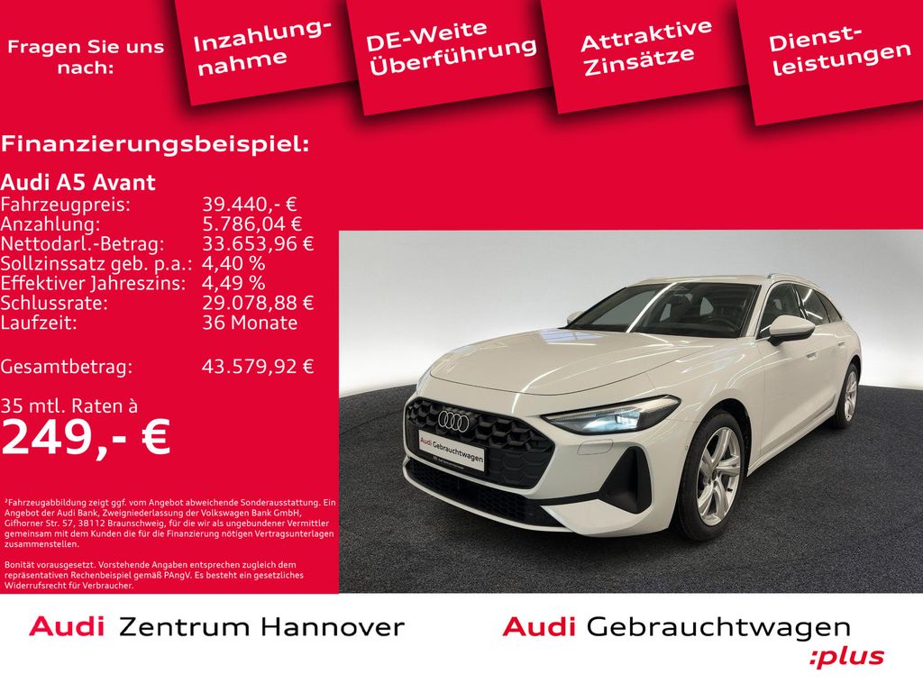 A5 Avant 2.0 TFSI Kamera Sportsitze Parkassisten