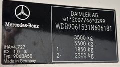 Fahrzeugabbildung Mercedes-Benz Sprinter 510/310 CDI, 3-Seitenkipper,Hiab Kran