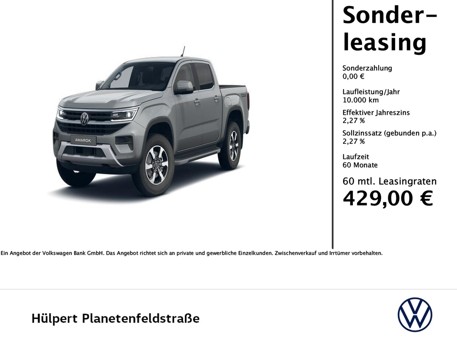 Volkswagen Amarok 2,0 l TDI 4Motion Life AHK IQ-Light RFK N