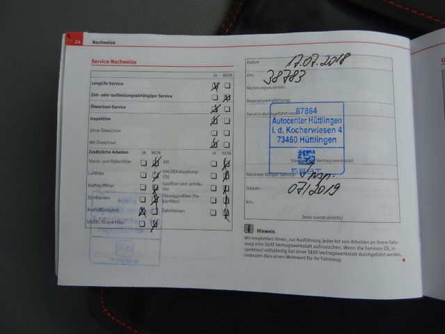 Fahrzeugabbildung Seat Ibiza Lim. Reference Salsa/57TKM/2.Hd/