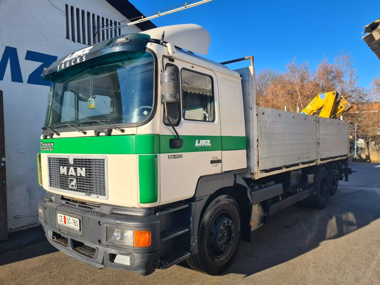 MAN 26.403 6X2 CRANE EFFER INTARDER MANUAL TOP TOP