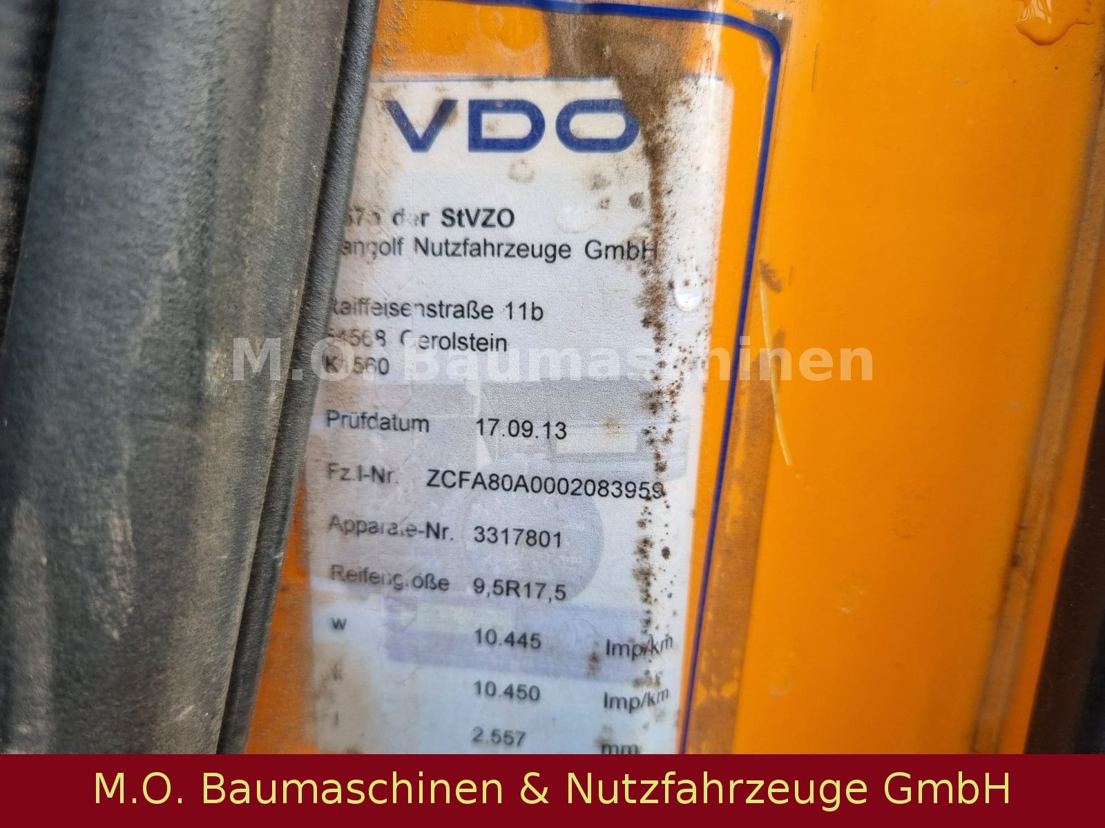 Fahrzeugabbildung Iveco 80T15 / 3 Seitenkipper