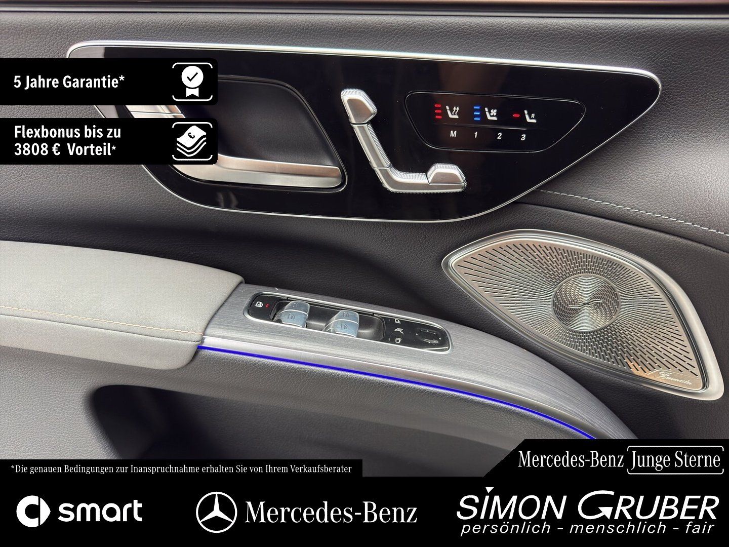 Fahrzeugabbildung Mercedes-Benz EQS 580 4M SUV AMG Massage Sitzklima AHK Md 2026