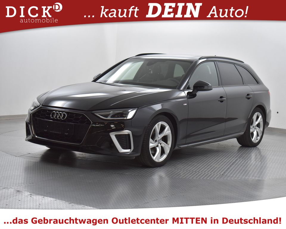 Audi A4 Av 35d S-Tr 2X S LINE+PANO+VIRTU+LEDER NAPPA+