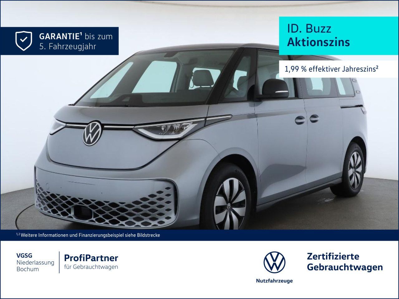 Volkswagen ID. Buzz Pro AHK Klima Sitzhzg. Navi HeadUp LED