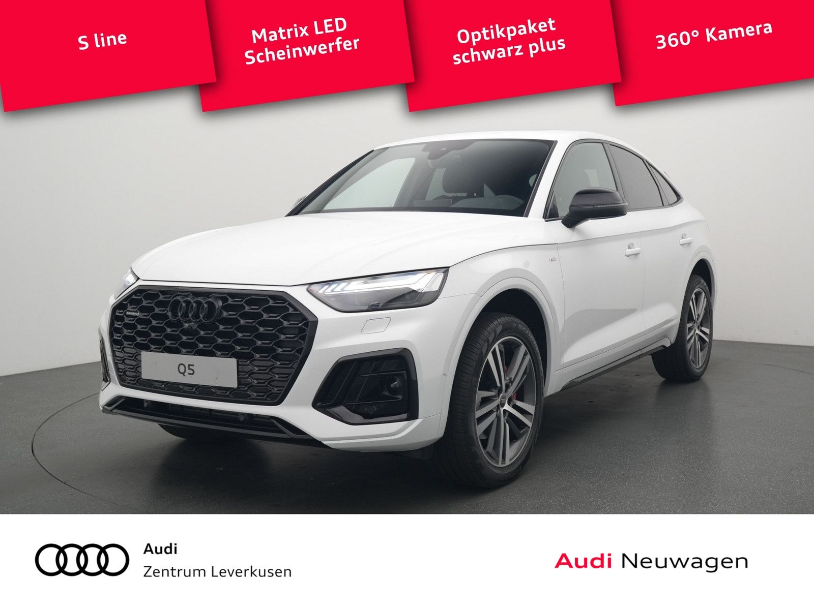 Audi Q5 Sportback S line MATRIX PANO AHK 360° KAM ACC