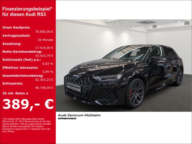 Audi RS3 Sportback TFSI quattroPanodach 280 km/h Navi