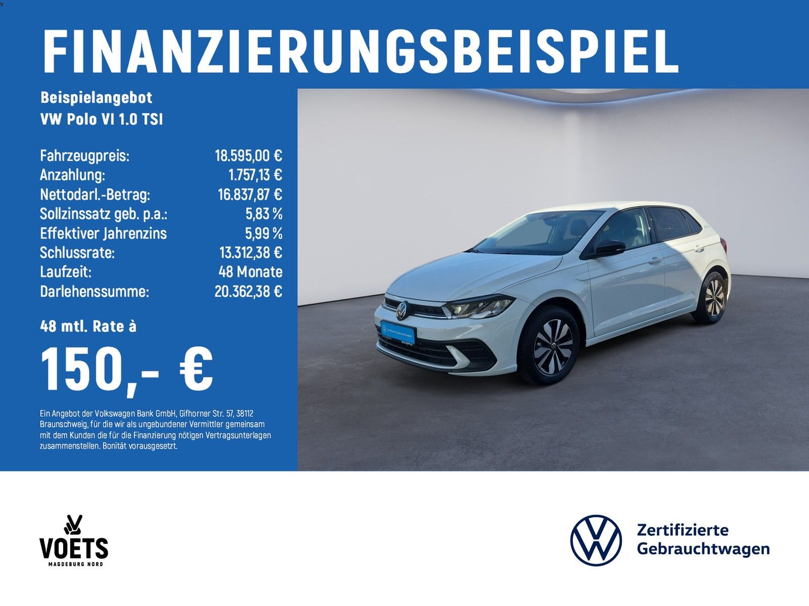 Volkswagen Polo VI  1.0  TSI Goal LED+ACC+PDC+SHZ