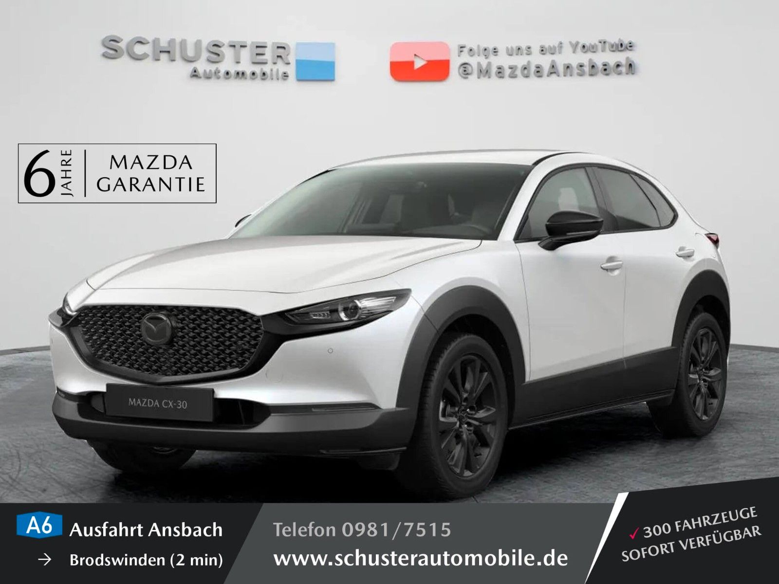 Mazda CX-30 2027 Makoto 186PS 360°-K/Bose®/Kunstleder