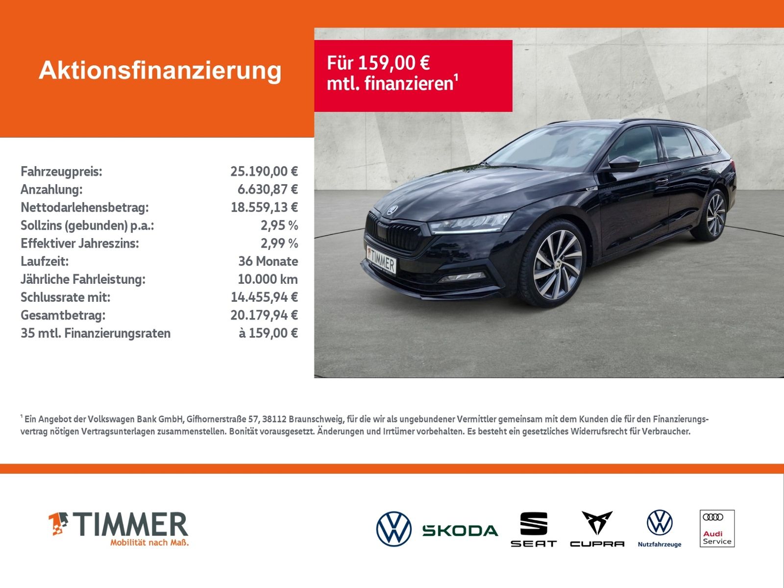 Skoda Octavia Combi 2.0 TDI DSG SPORTLINE +LED +NAVI + imagem 2