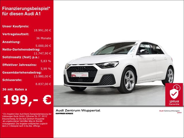 Audi A1 SPORTBACK 25 TFSI LED SHZ SMARTPHONE PDC