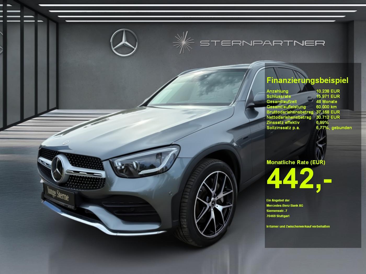 Mercedes-Benz GLC 300 de 4M AMG+MBUX+Memory+Mbeam+CarPlay+PANO