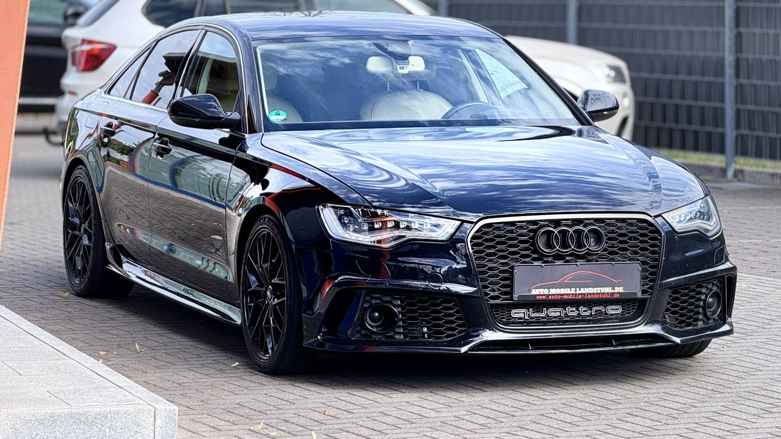 Audi A6 3.0 BiTDI quattro | 310 ch | BVA | Cuir beige | Bang & Olufsen | Affichage tête haute | Vision nocturne | Kit RS6