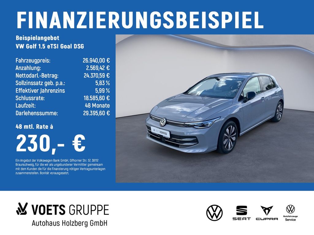 Golf 1.5 eTSI Goal DSG AHK+LED+RFK