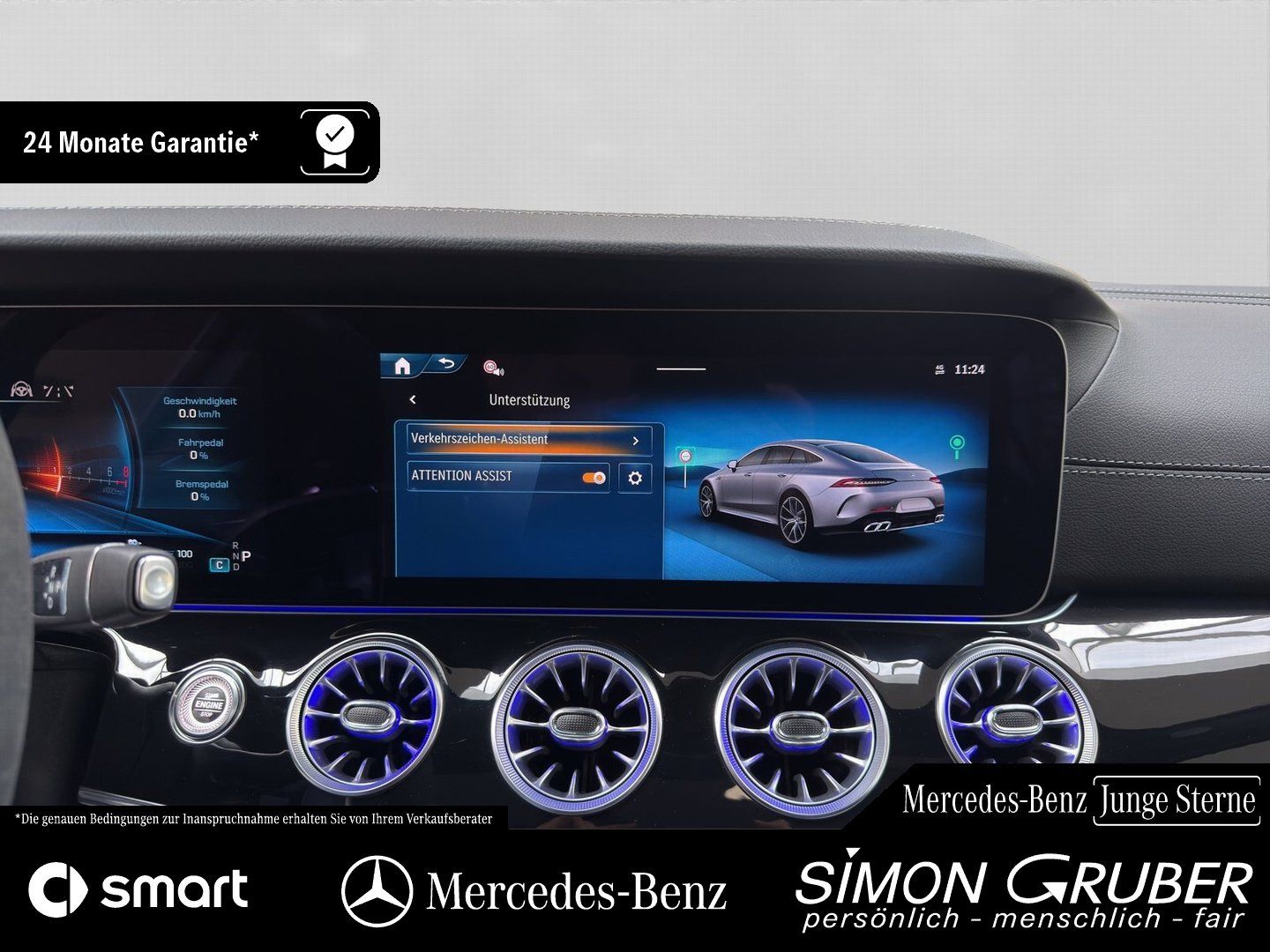 Fahrzeugabbildung Mercedes-Benz GT 63 SE Performance HAL Massage Pano Burm Nappa