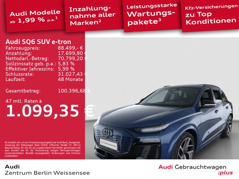 Audi SQ6 SUV e-tron QUA*EDITION-ONE*MATRIX*B&O*LUFT**