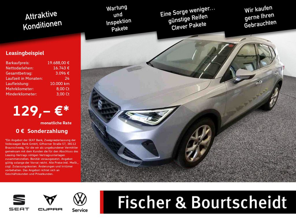 Seat Arona 1.0 TSI FR PDC KAMERA NAVI FACEL. LED