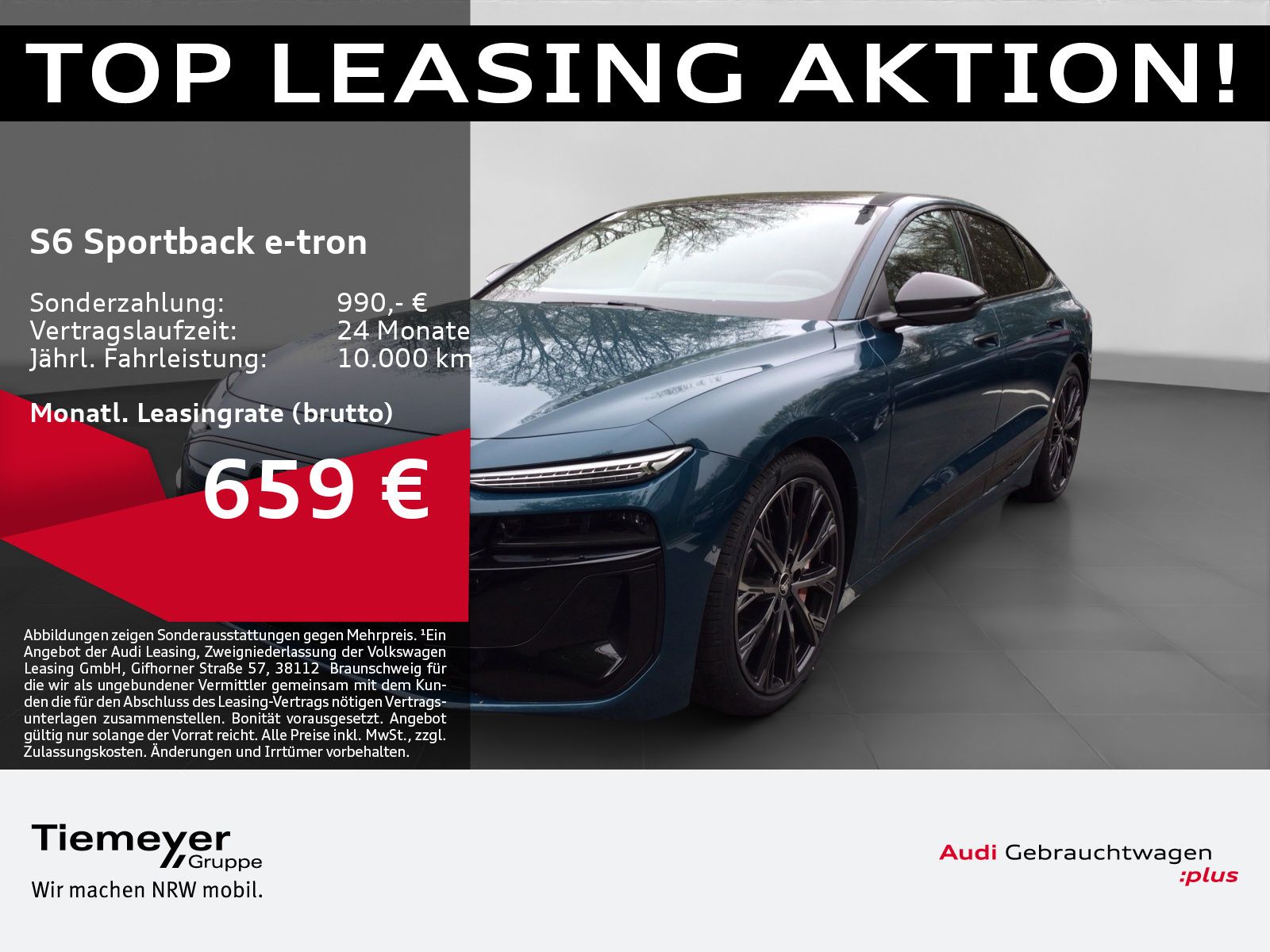 Audi S6 Sportback e-tron BuO PANO AHK HuD MASSAGE