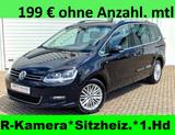 Volkswagen Sharan  Navi*Sitzheiz*R-Kamera*Tempomat*1.Hand - : Schwarz, Van