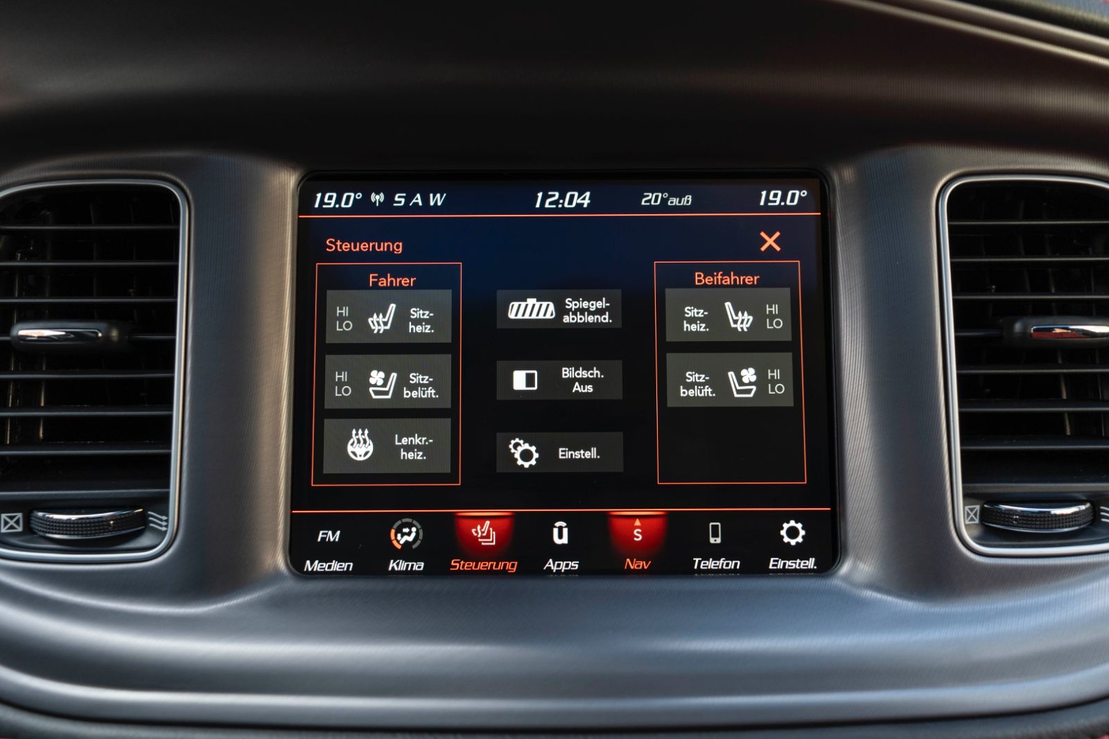 Fahrzeugabbildung Dodge Charger 6,4L SRT SCAT-PACK ALPINE KAM LED TOTW