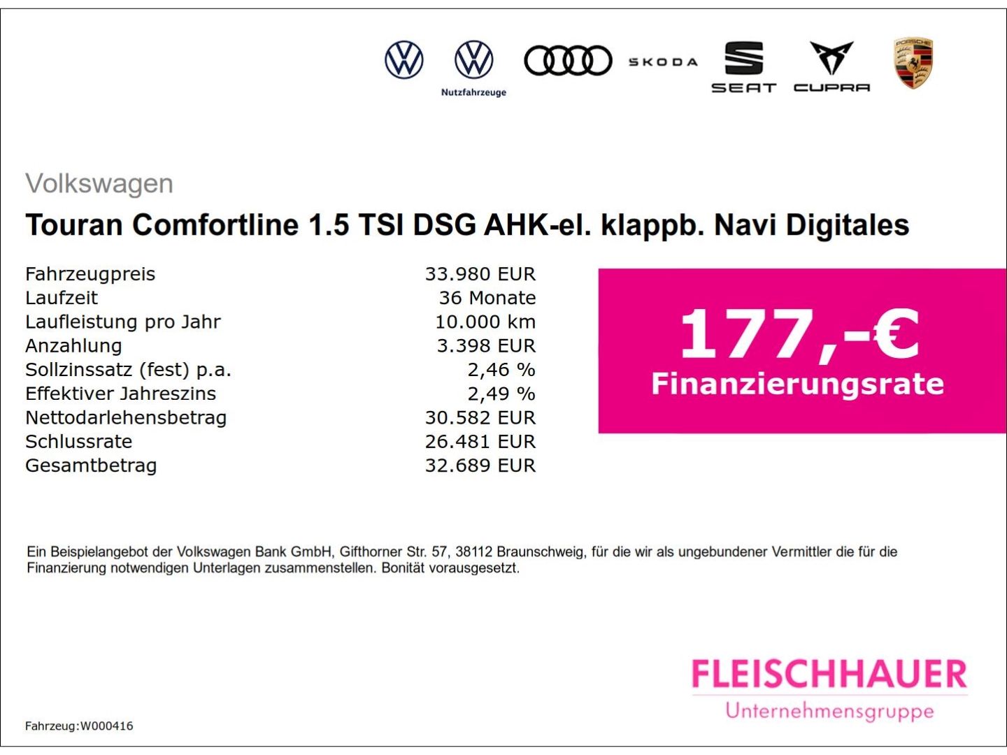 Volkswagen Touran Comfortline 1.5 TSI DSG AHK-el. klappb. N foto 3