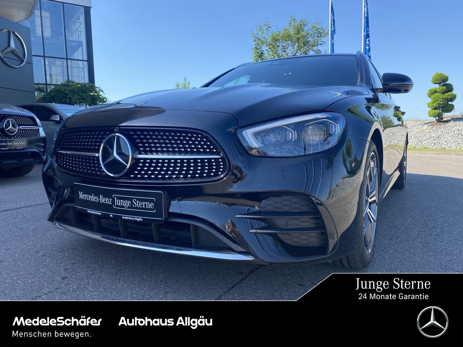 MERCEDES-BENZ E 400 d T 4M AMG AHK Pano Dist Multib 360 Leder