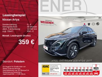 Nissan Leasingangebot: Nissan ARIYA BASIS 63kWh *Sitz- & Lenkradheizung*LED*Ka