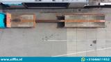 Floor 3-achs. Flache teleskop. Auflieger // 2x gelenkt - Auflieger