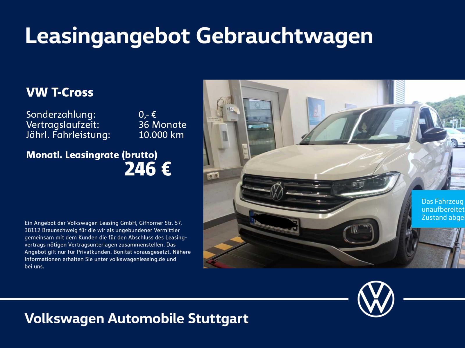 Volkswagen T-Cross Style 1.0 TSI DSG Navi AHK Klima ACC LED