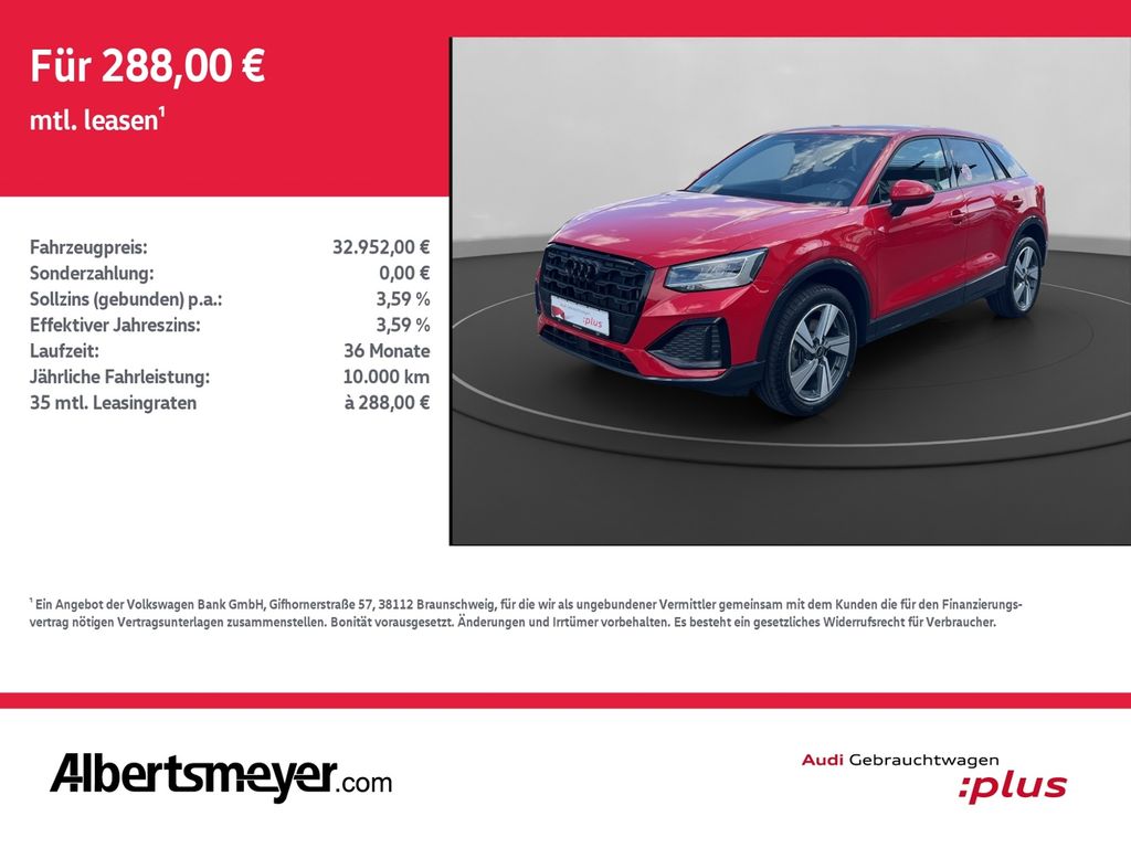 Q2 35 TDI ADVANCED+OPTIKPAKET+GRA