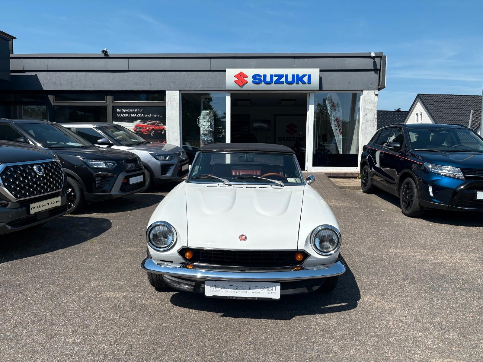 Fiat 124 Spider Cabrio H-Kennzeichen Wertgutachten