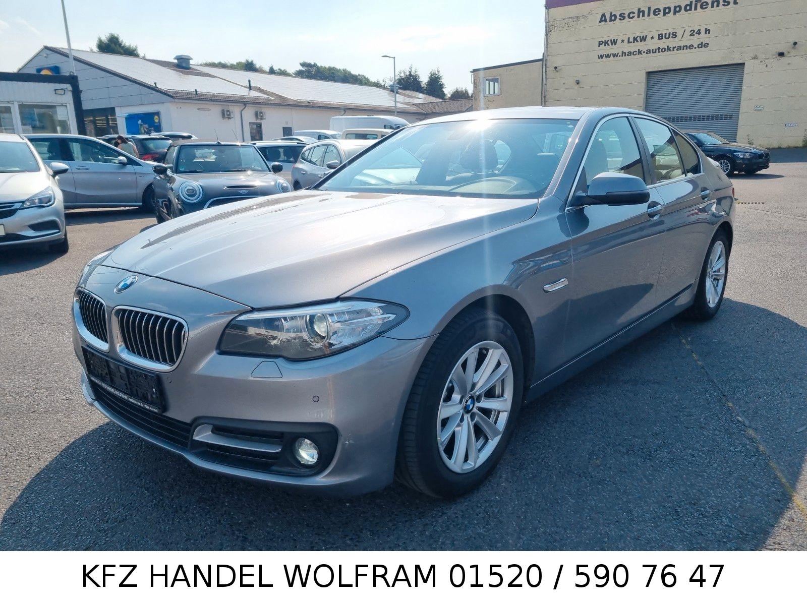 BMW 520d Limosine RENTNERFAHRZEUG - SCHECKHEFT BMW