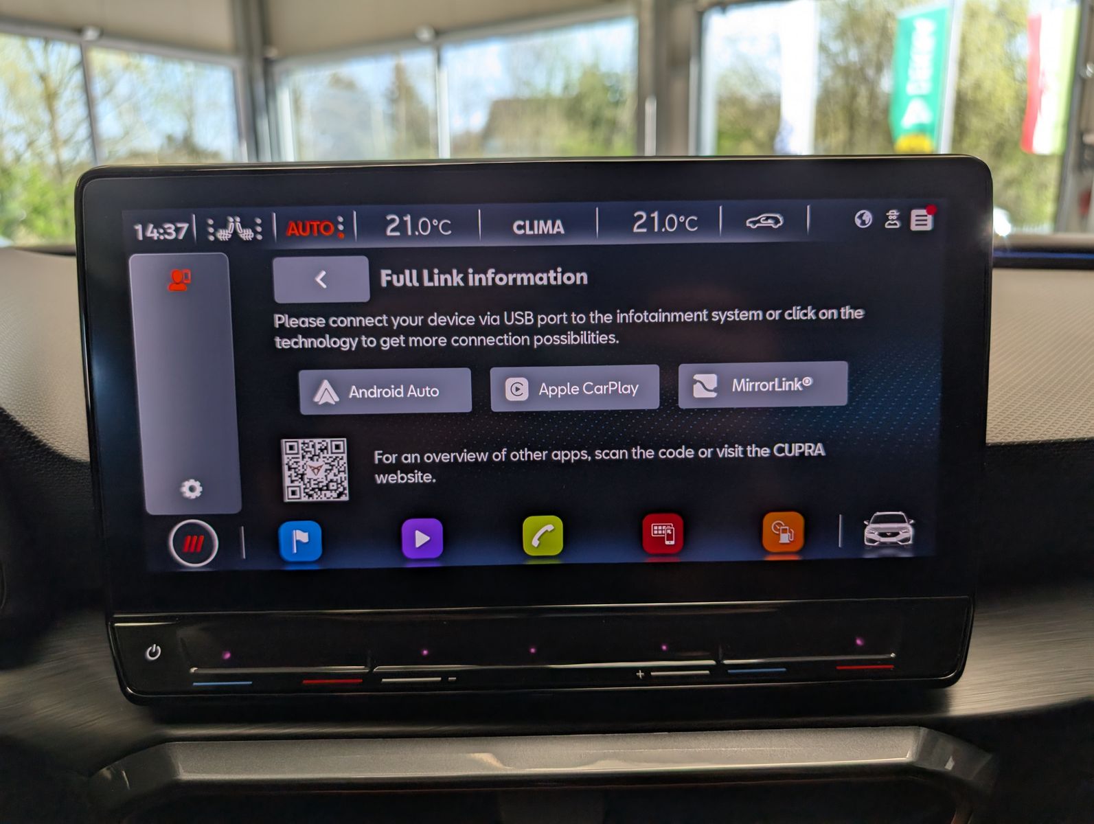 Fahrzeugabbildung CUPRA Leon 1.5eTSI DSG Matrix Kamera Vision+ Full Link