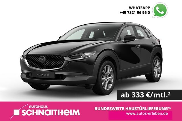 Ein Mazda CX-30 der zum Leasing angeboten wird.