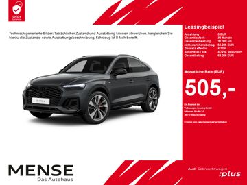 Audi Leasingangebot: Audi Q5 Sportback 55 TFSI e quattro S tronic S line b