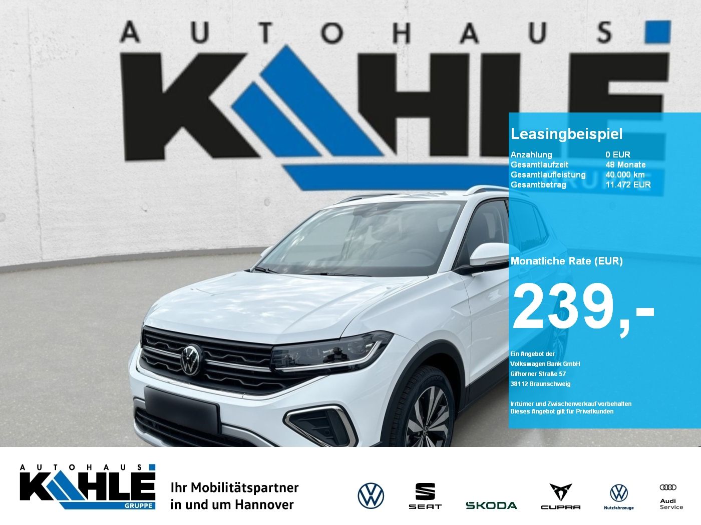 Volkswagen T-Cross Style 1.5 TSI ACT DSG CarPlay GJR AHK RF