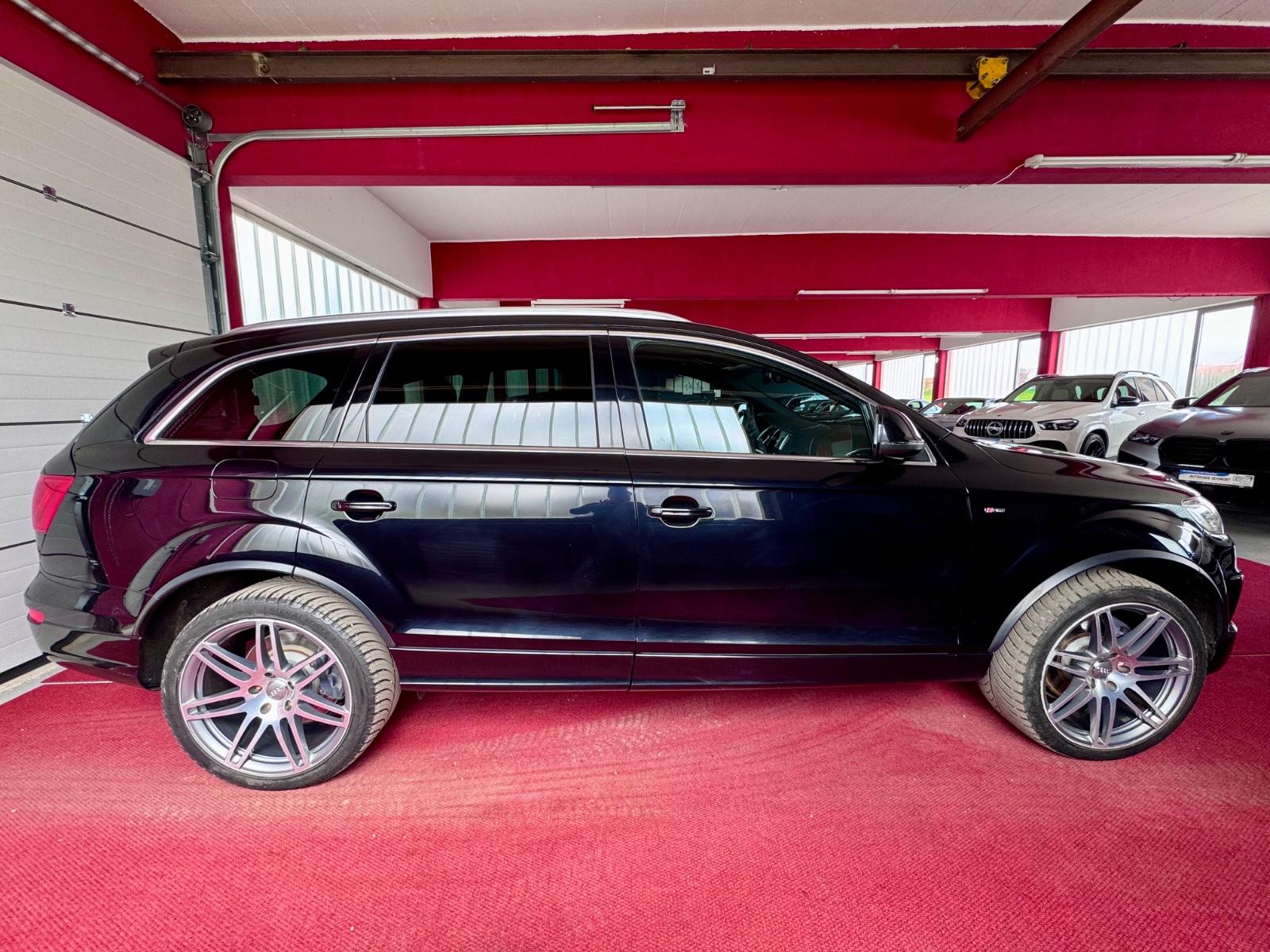 AUDI Q7 4.2 TDI QUATTRO 340ch - S LINE - SUSPENSION PNEUMATIQUE - ATTELAGE - JANTES 21" - CLIMATISATION