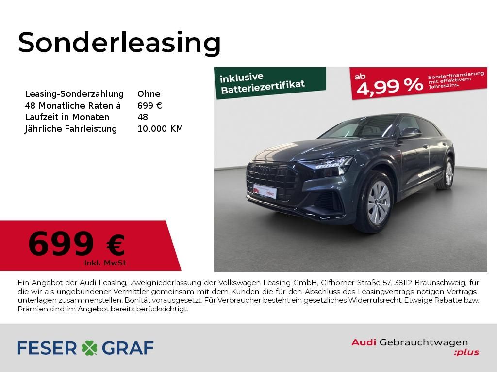 Audi Q8 S line 55 TFSI e B&O HD Matrix RFK ACC Memory