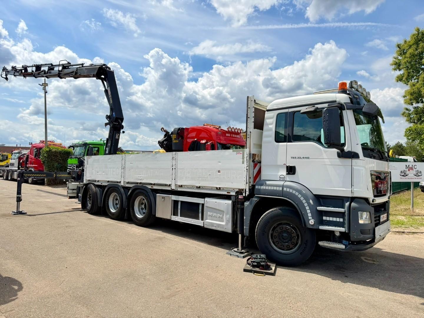 MAN TGS 35.440 8x4 TRIDEM + CRANE HIAB 288 E-6 HIPRO
