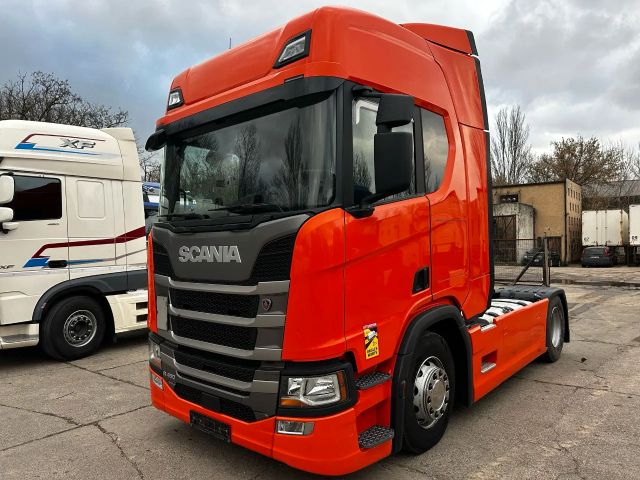 Scania R450 PTO, Standklima, Navi, Night protect