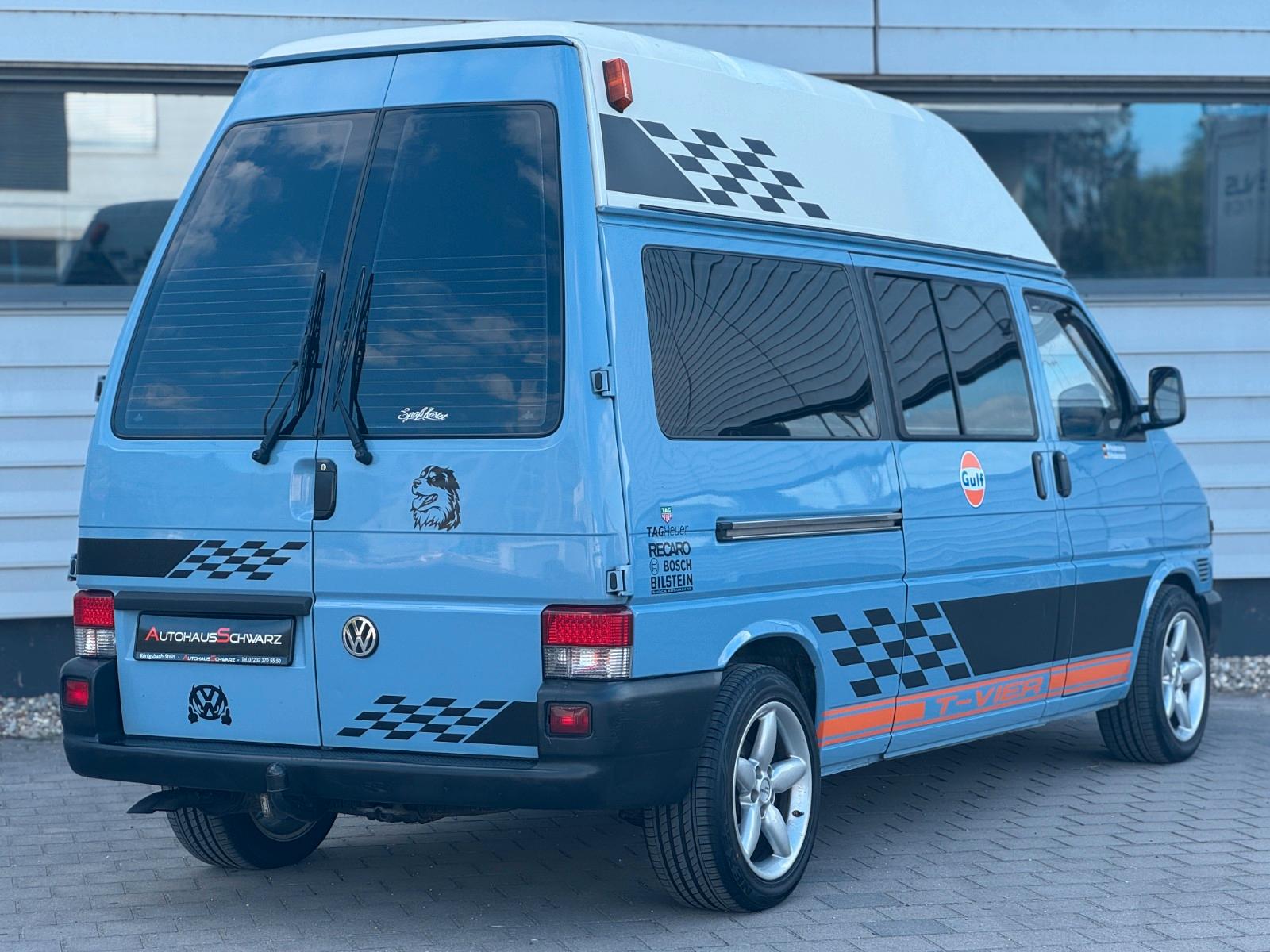 Volkswagen T4 2.4d WoMo AHK Alu Leder Rampe Hoch+Lang