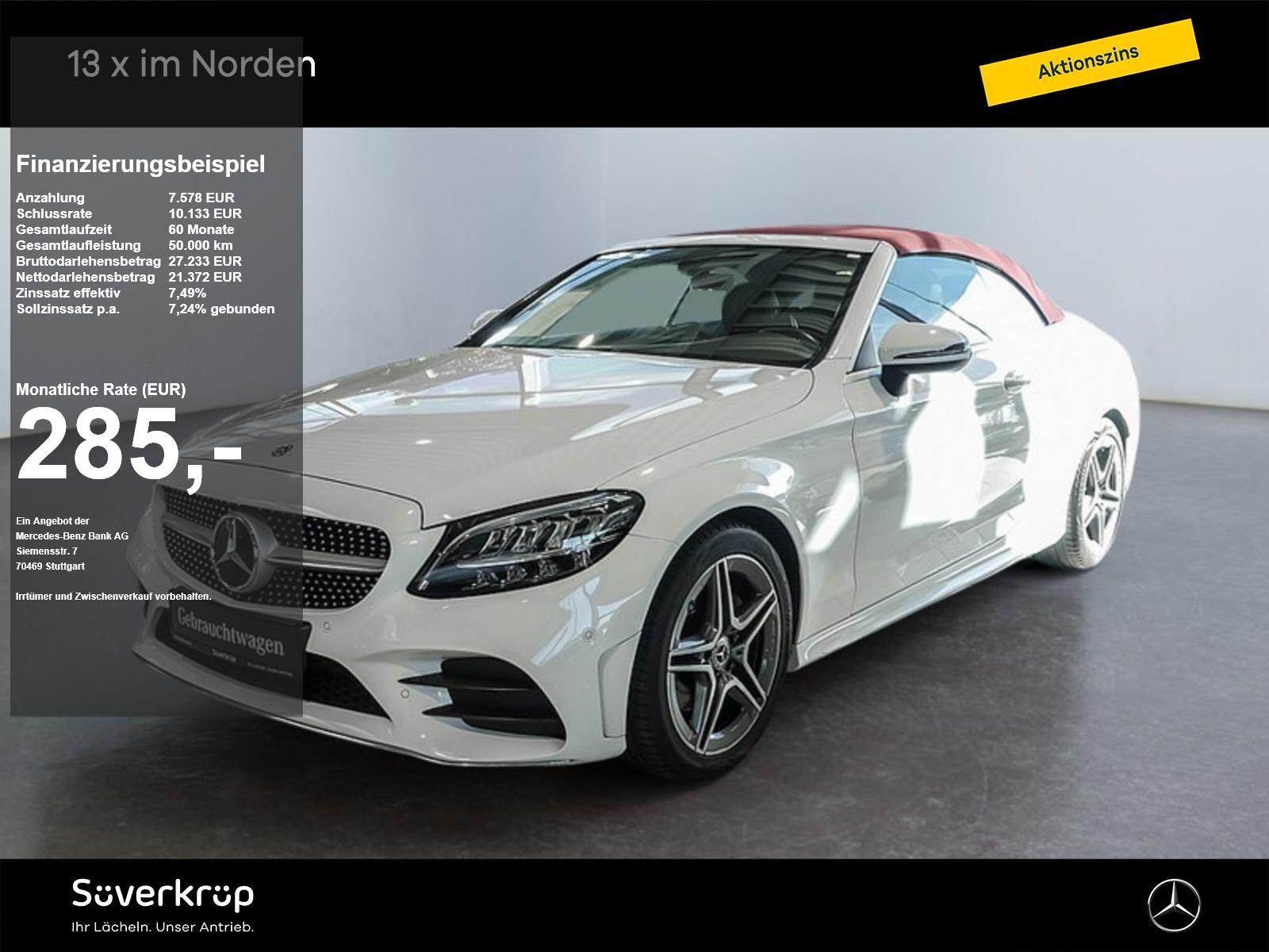 Mercedes-Benz C 180 Cabriolet AMG KAMERA PDC SHZ