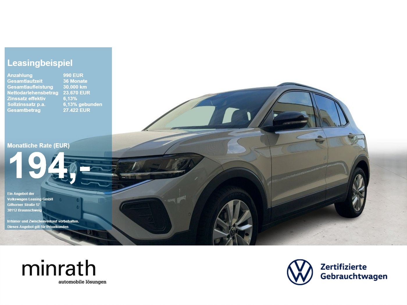 Volkswagen T-Cross ENERGY 1.0 TSI DSG ACC NAVI APP RFK SHZ foto 1