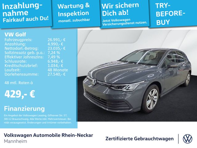 Volkswagen Golf VIII 2.0 TDI Life DSG Navi AHK LED uvm